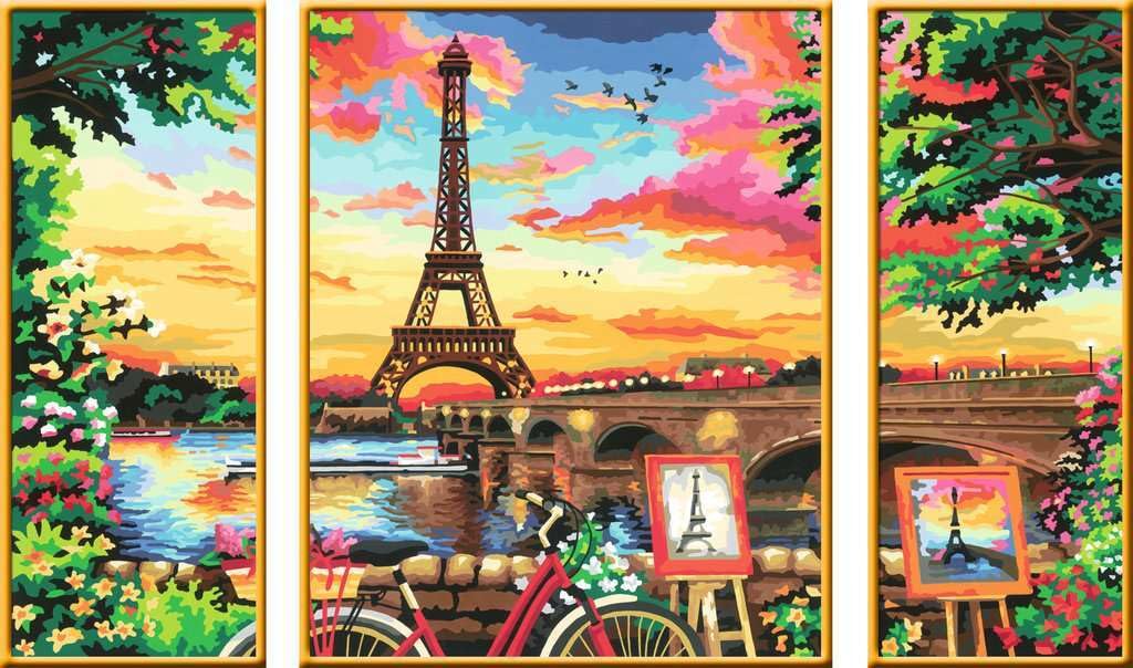 Ravensburger Malen nach Zahlen 28495 - Im Herzen von Paris - Für ab 14 Jahren