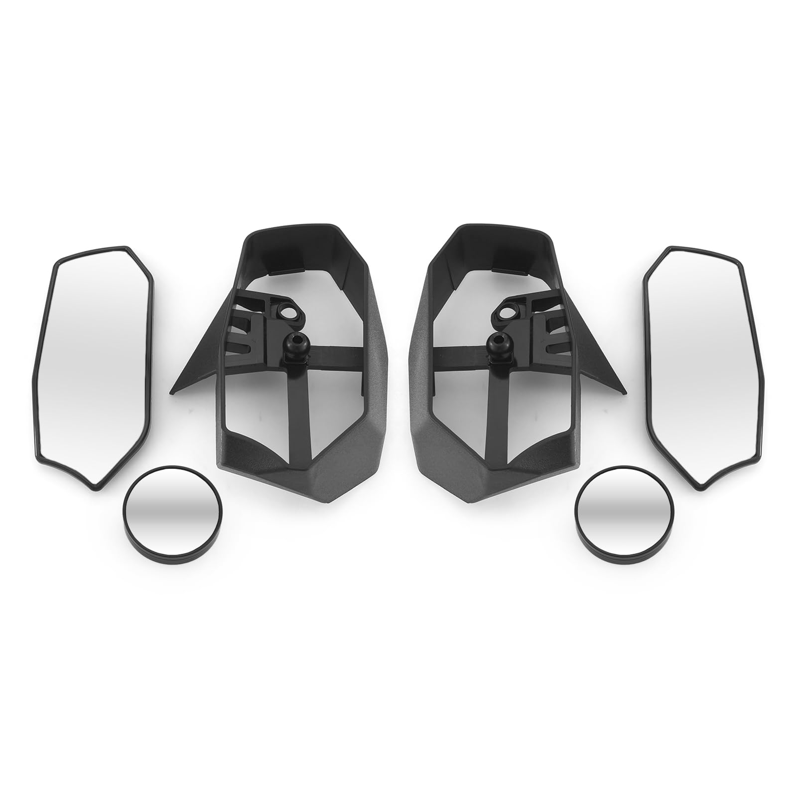 Specchietto posteriore HEINMO compatibile con XMAX X-MAX 300 V3 2025 2026 Modifica specchietti laterali con lente convessa bianca