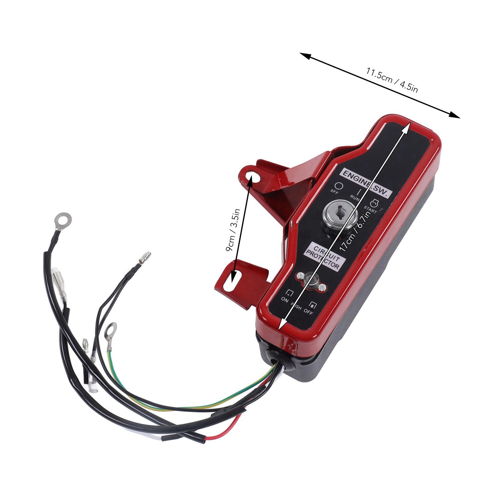 Cocoarm Kit de Arranque Eléctrico Kit de Motor de Arranque de Alambre de Cobre con Volante y Cubierta Grande para Generador de Gasolina 168F 170F 2KW 3KW Bomba de Agua Reparación de Motor