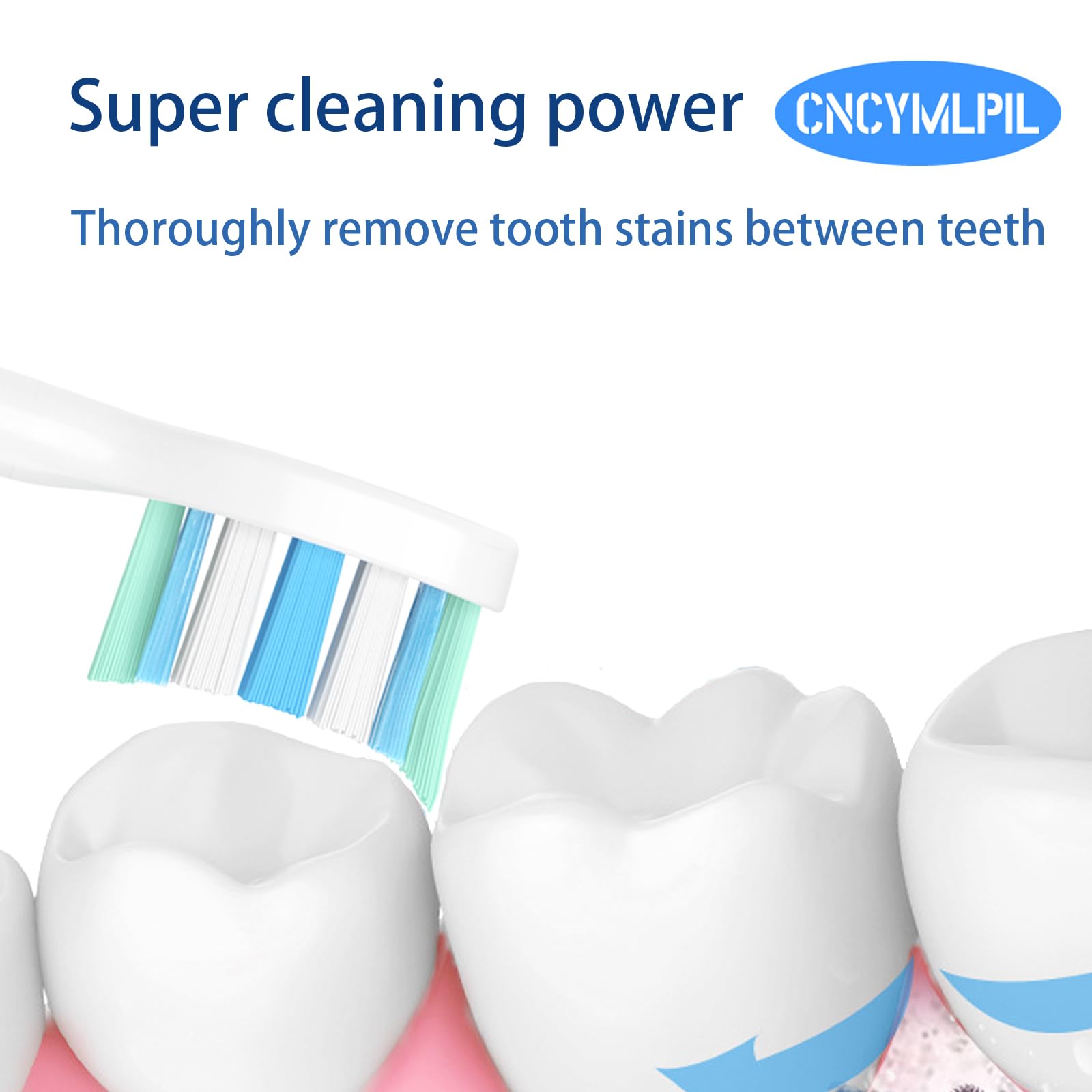 Ersatz-Zahnbürstenköpfe für Philips Sonicare Ersatzköpfe, elektrischer Ersatzbürstenkopf kompatibel mit Phillips Sonicare Elektrische Zahnbürste, 8 Stück