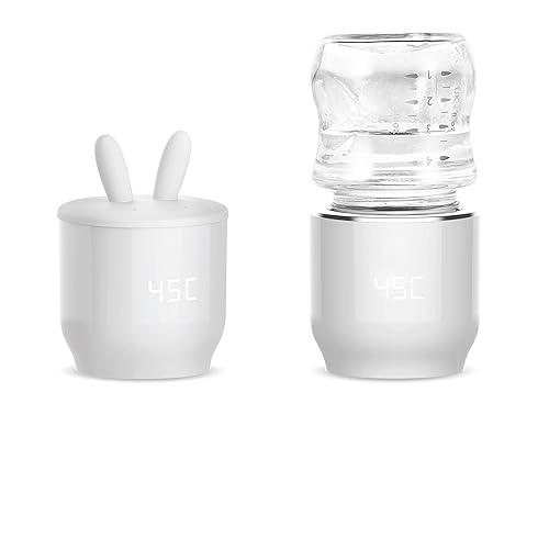 Miniatura 6 de Büki Calentador de biberones portátil Calentador de biberones de viaje alimentado por batería Calienta con precisión y rapidez el agua, fórmula y