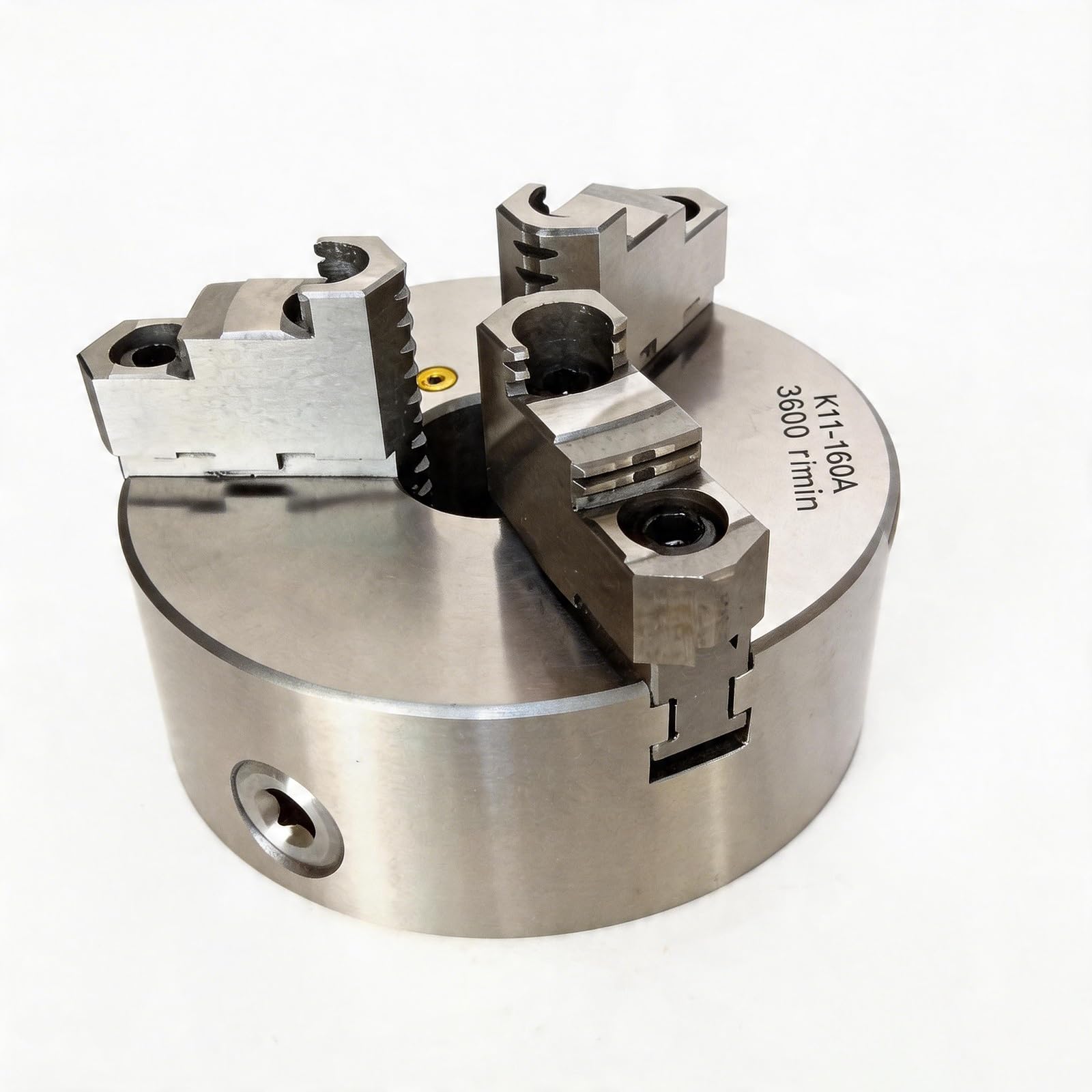 Mandril De Torno Manual Autocentrante De 3 Mordazas K11 160A Con Mordazas Separadas Reversibles, Alta Precisión Para Tornos CNC Y Fresadoras, Torneado De Metales