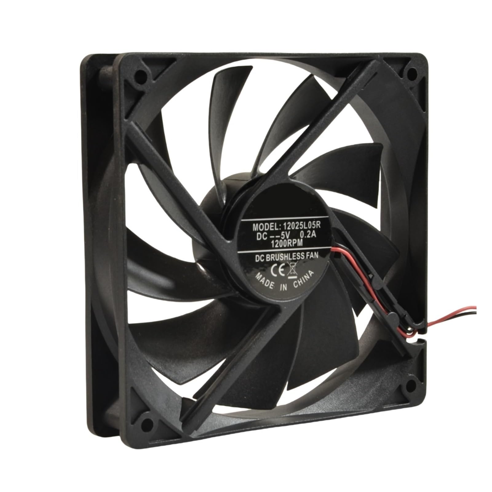 JJKKOZVQF 120mm X 25mm DC 5V USB Mute Cooling Fan 1200RPM