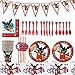Stoviglie per Feste,Stoviglie Forniture per Feste,Birthday Party Set,Forniture per Feste a Tema,Stoviglie per Feste di Compleanno Set,Tazze,Piatti,Set di Articoli per Feste per Bambini