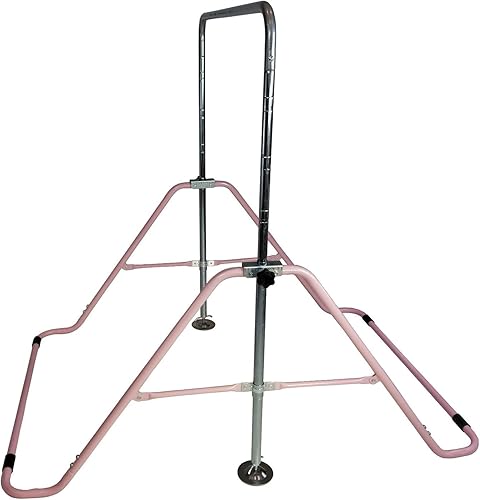 Miniatura 4 de JUNGLE KIDS Gimnasio Horizontal Colgante Mono Bar Gimnasia Patio Interior Rosa