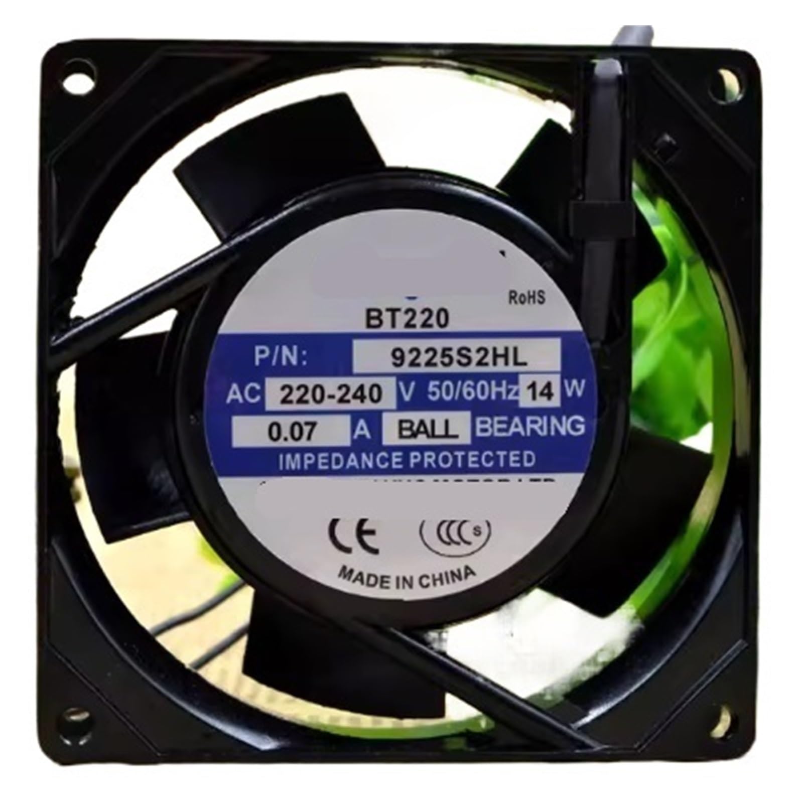 LZIKKGKI BT200 9225B2HL 9cm 9025 220v 0.07A 14W AC Fan