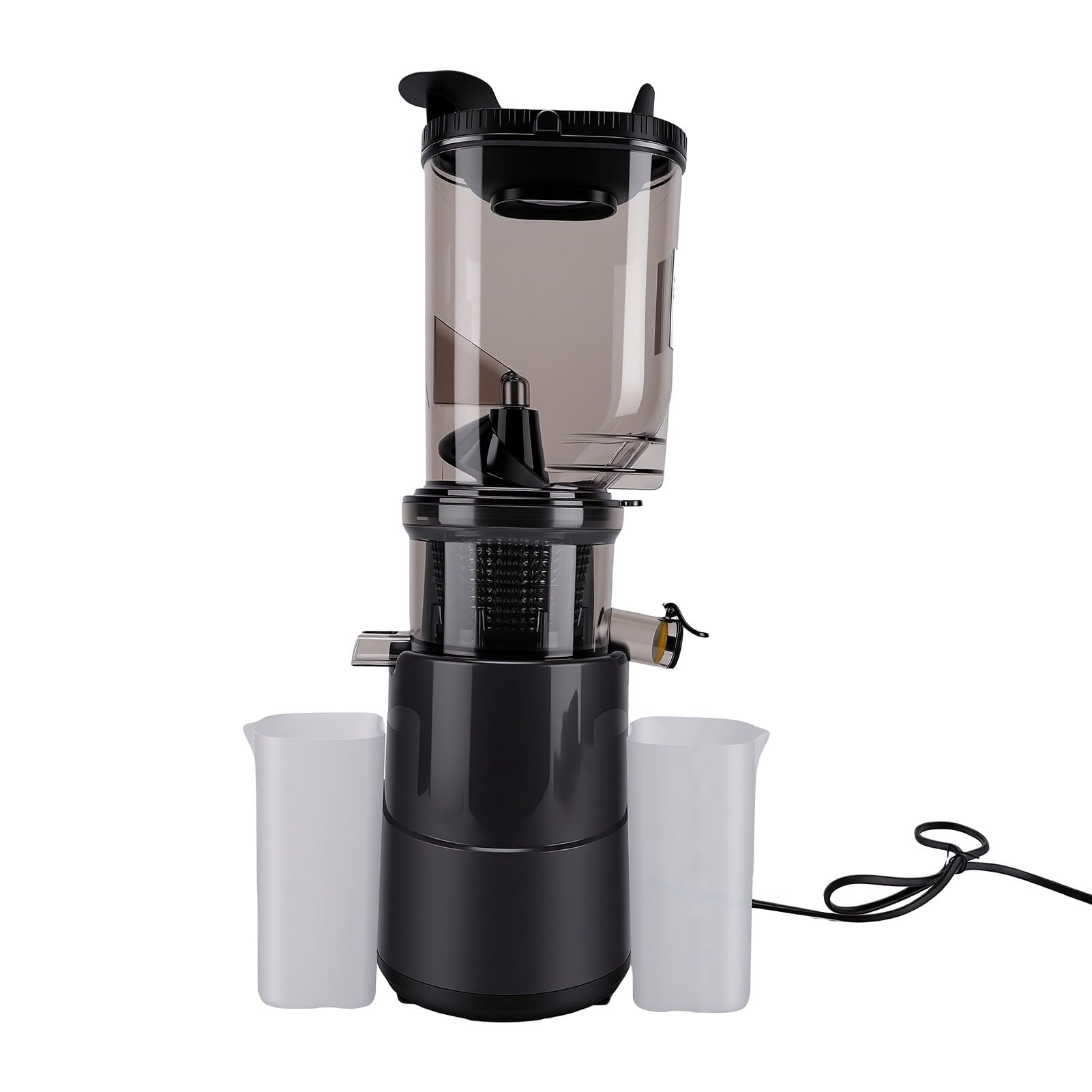 SUNGOOYUE Exprimidor Prensado en Frío 40RPM, Boca Ancha Masticación Lenta