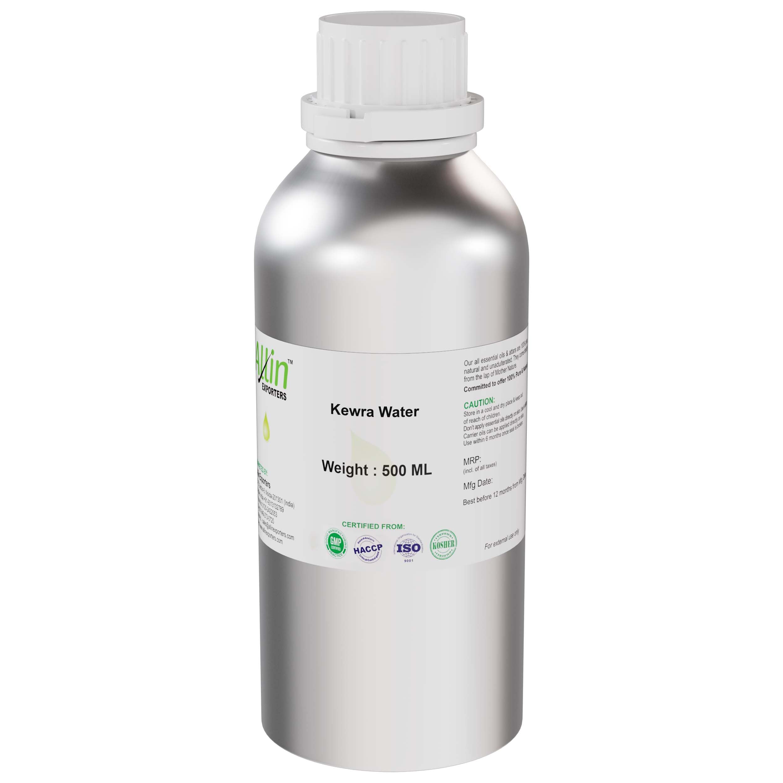 Kewra water - 100% Pure, Natural & Undiluted - 500 ML