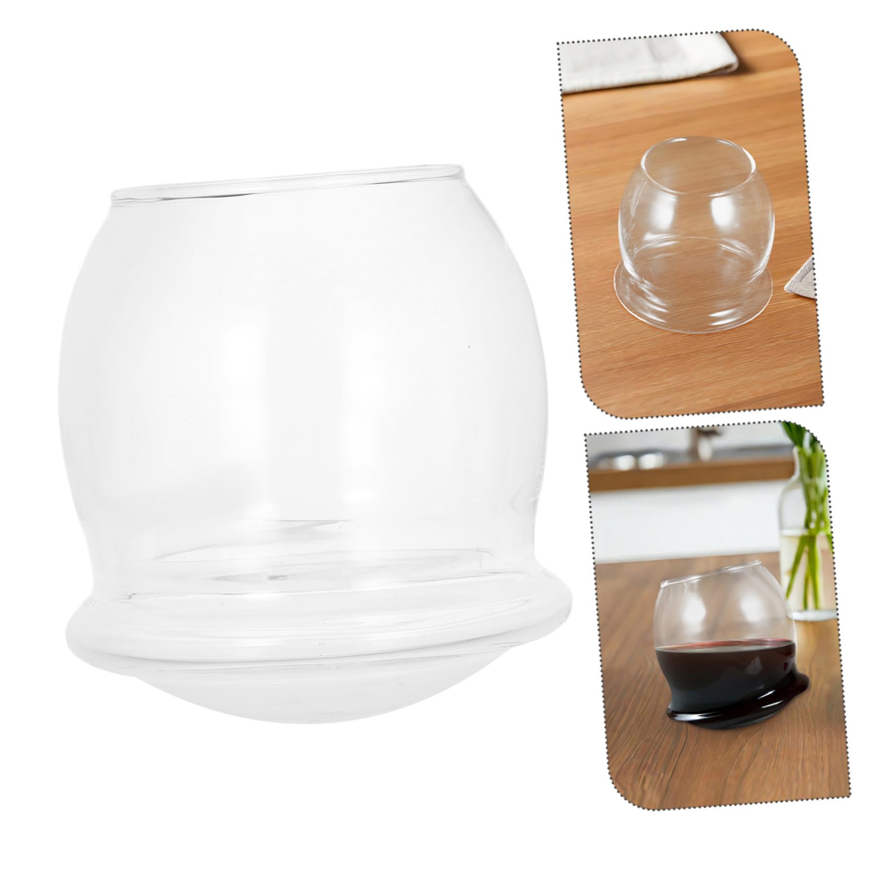 PRETYZOOM 5 Piezas Gafas de Bourbon Gafas Novedad Vaso Bourbon Café de café vidrios de Ron de Copa Vaso de Whisky Divertido Tumbler de Whisky Divertido Transparente