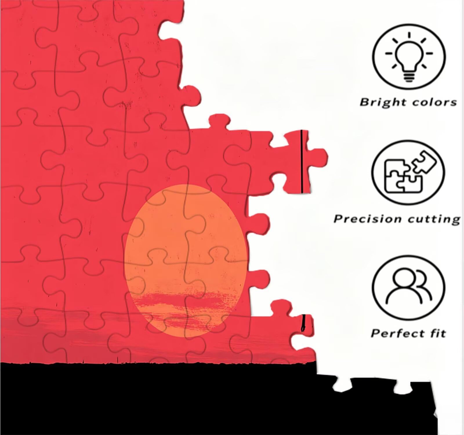 Puzzle dla dorosłych 5000, Sunset Girl 5000 elementów puzzle dla dorosłych, klasyczne gry edukacyjne, gry i zajęcia rodzinne, do dekoracji ścian domu, świetny pomysł na prezent R0KH-732