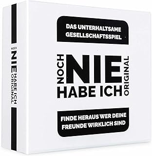 GOODS+GADGETS Noch Nie Habe Ich Trinkspiel Kartenspiel - Never Ever Have I deutsche Version Gesellschaftsspiel; 2-12 Spiel...