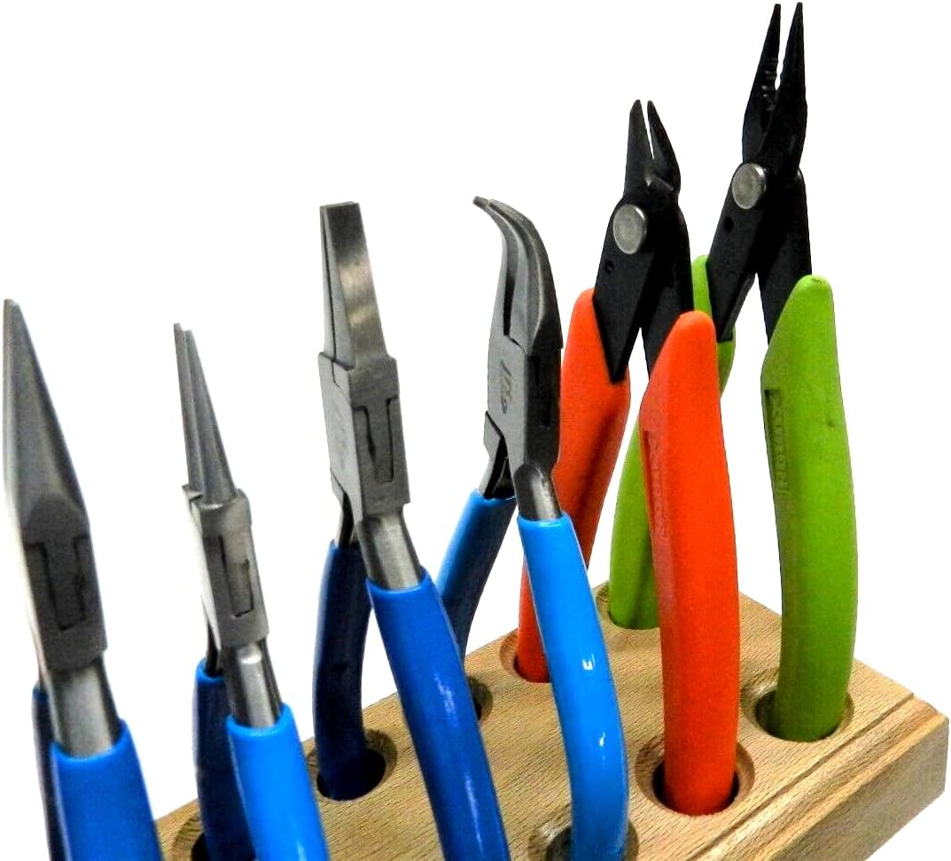 JTS Jewelry Making Tool Kit Bead Work Wire Wrapping Xuron 494, 410, 4 Pliers – Set of 6