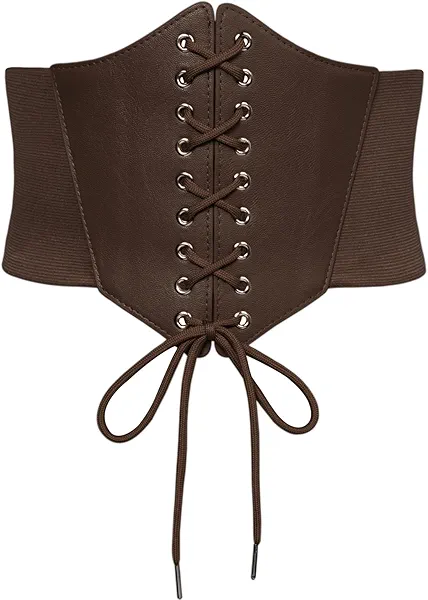 Scarlet Darkness Women Wide Belt Elastic Waist Belt Corset Belts for Dress