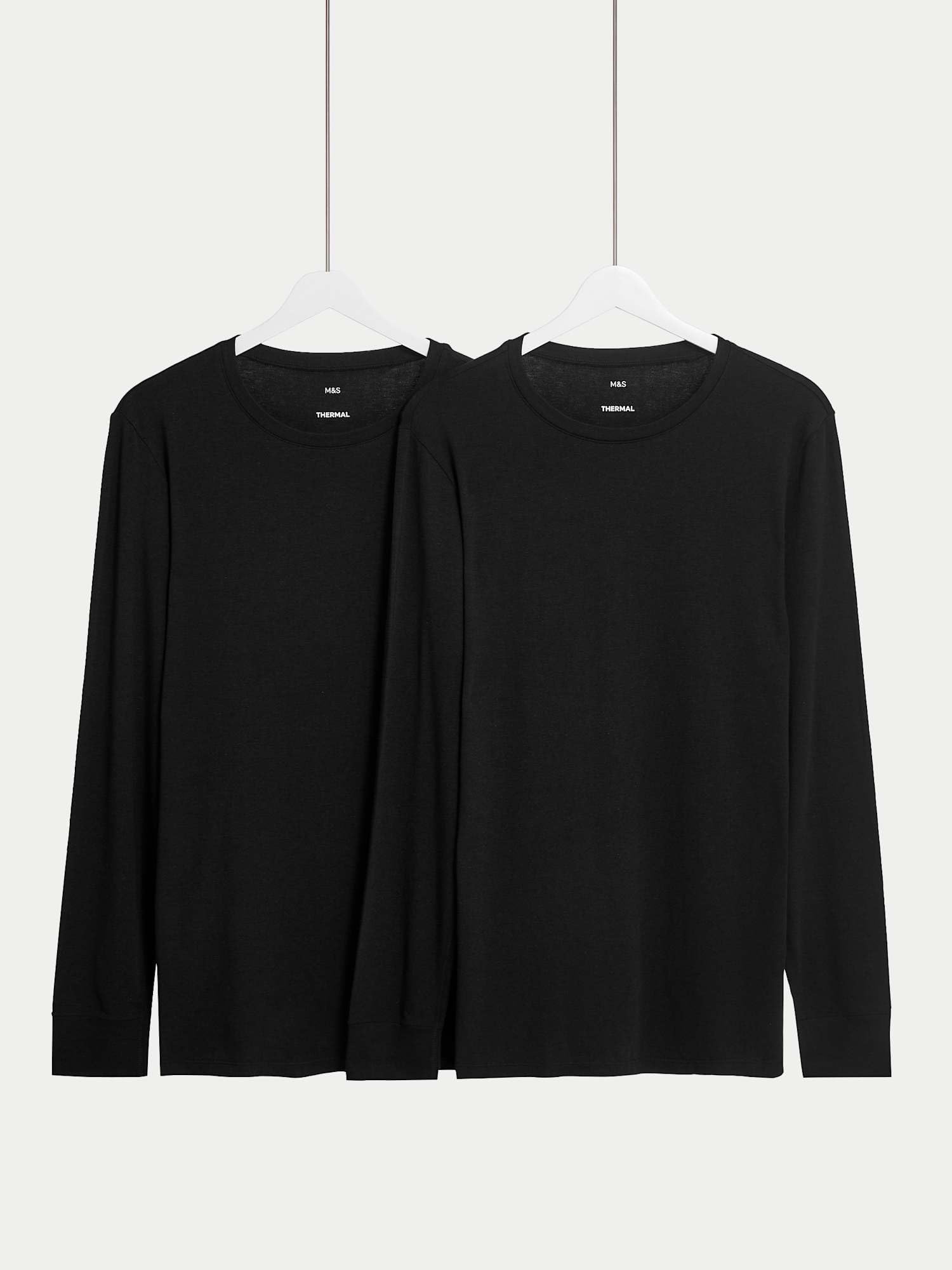 Marks & Spencer 2-Pack Uomo Maglie Termiche Heatgen™ Leggere a Maniche Lunghe – vestibilità Regolare – Flexifit™ – Traspiranti