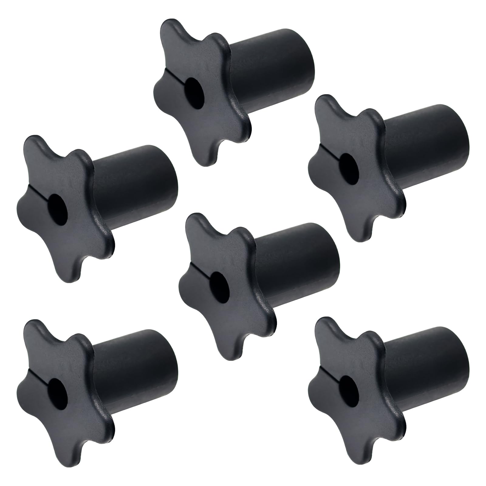 BOPOREAE 6 PCS Starlink Wall Grommets Kit 5/8" Silicone Wall Bushing-Waterproof Drywall Tv Cord Pass Through Split Rubber Cable Grommet for Starlink