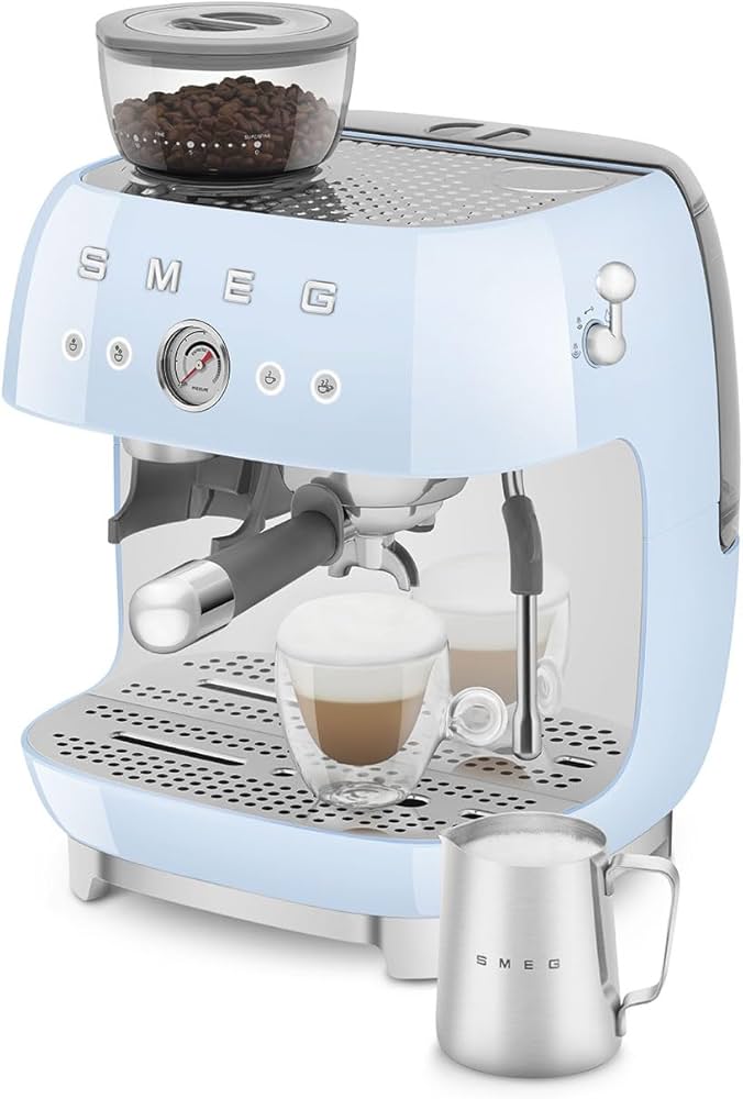 SMEG コーヒーメーカー/50's Style Coffee machine Smeg 50's Retro Style Semi-Automatic Espresso Coffee Machine