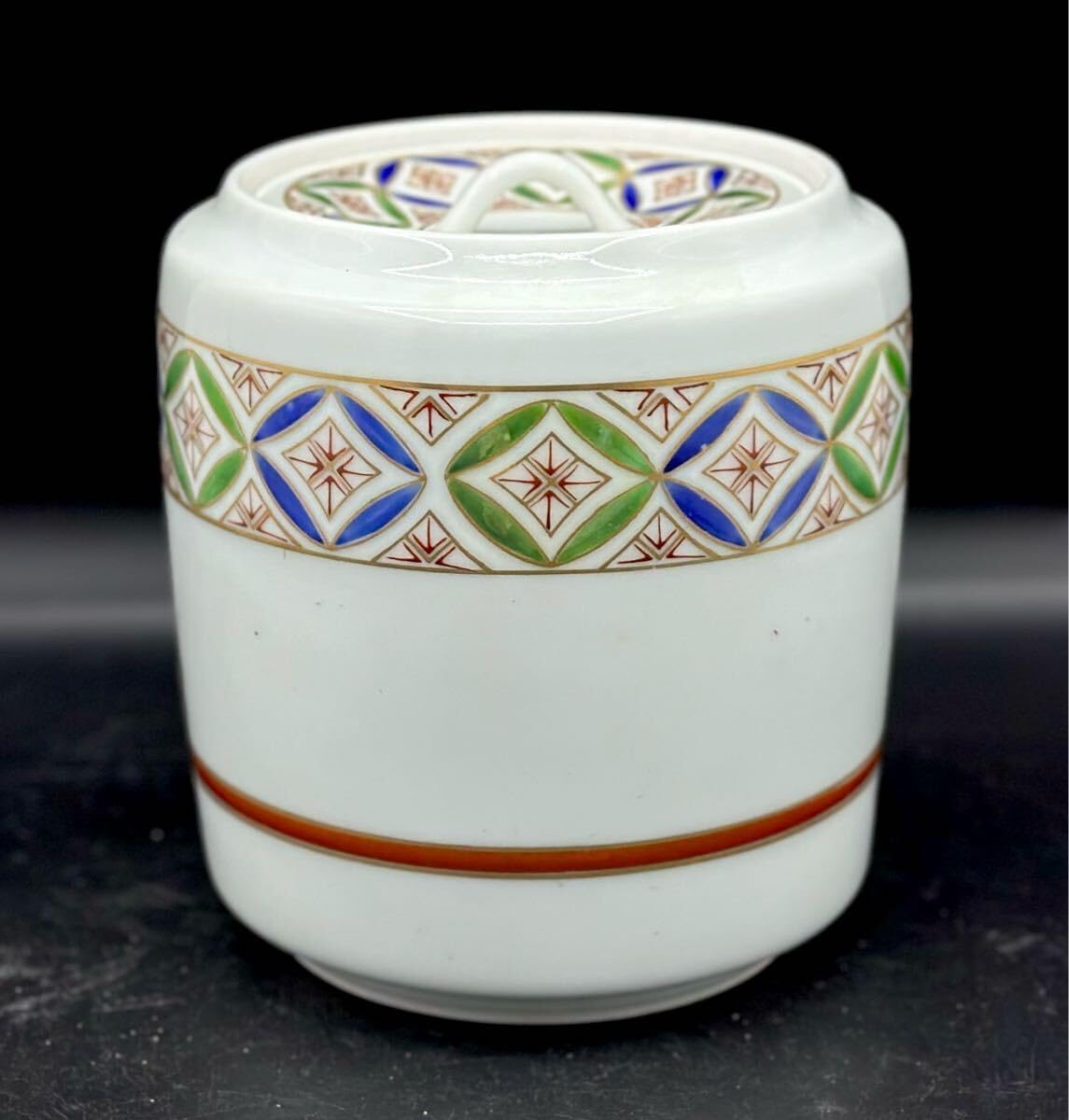 茶道具宗恵造 蒔絵手桶水指（共箱） 幅約22.8㎝ 高さ約24.3㎝ 2025年