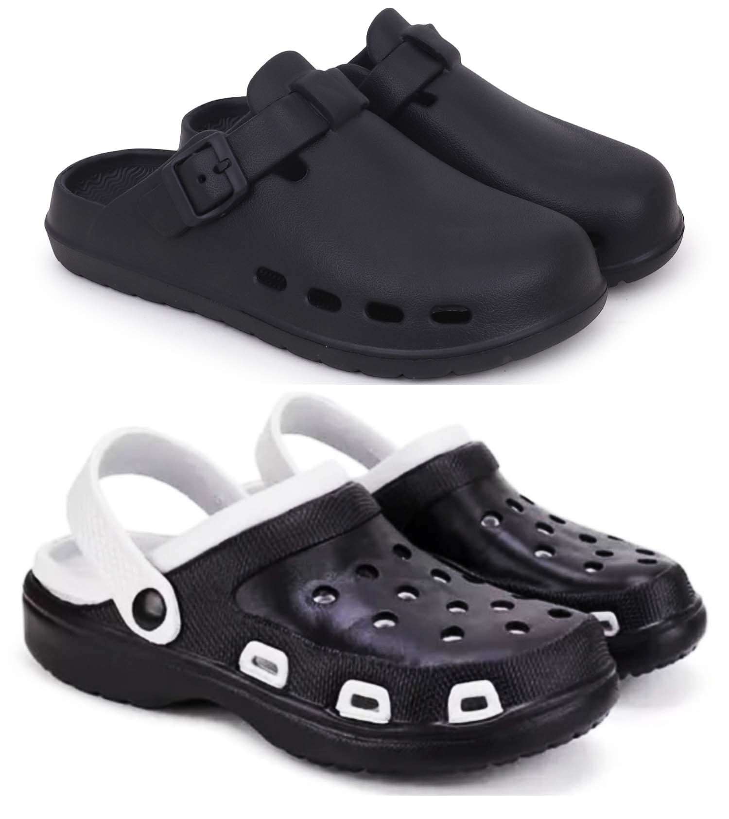 Combo Pack of 2 Slipper/Flip Flops/Slides/Clogs/Sandals for Men (Cl-900 Vs Shell)-image-44