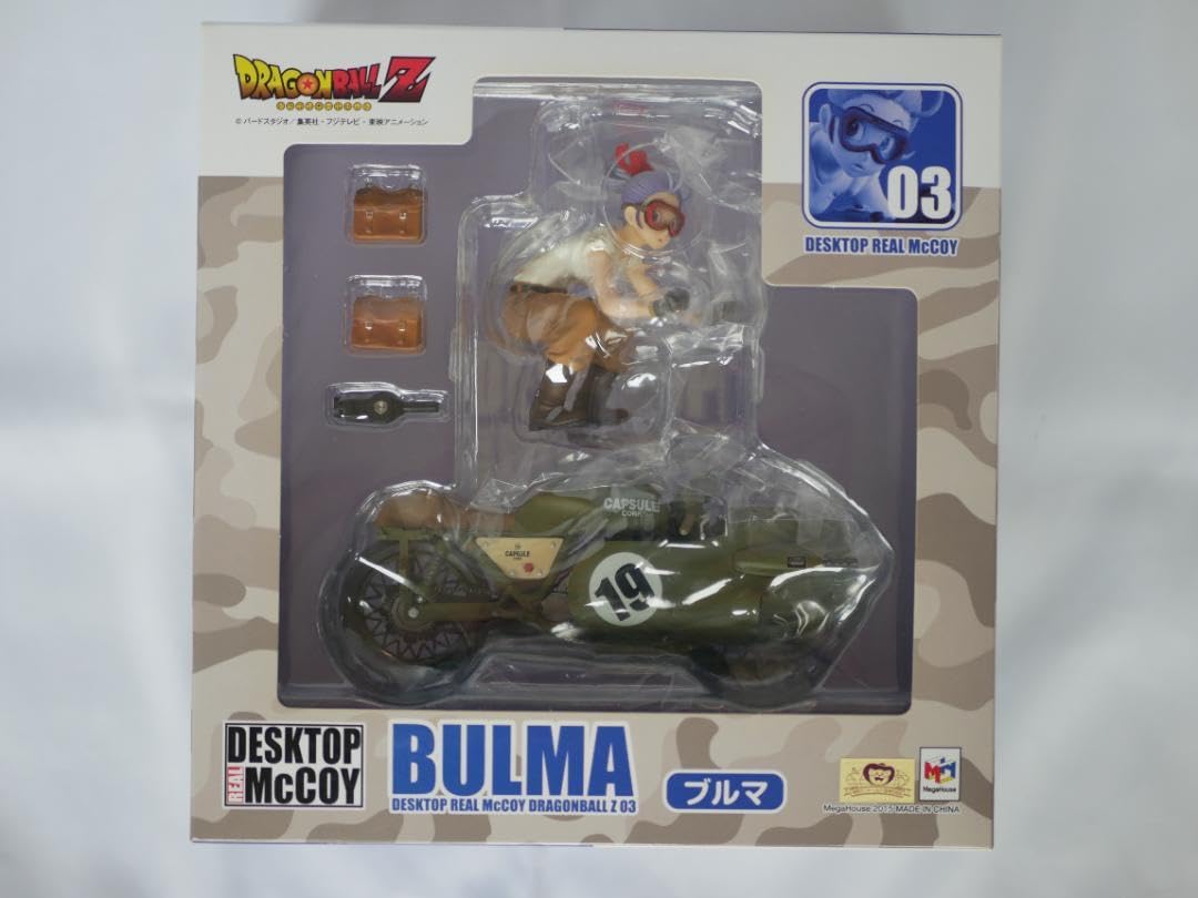 【中古】デスクトップリアルマッコイ ドラゴンボールZ　03　ブルマ 　バイク 中古】デスクトップリアルマッコイ ドラゴンボールZ 03 ブルマ