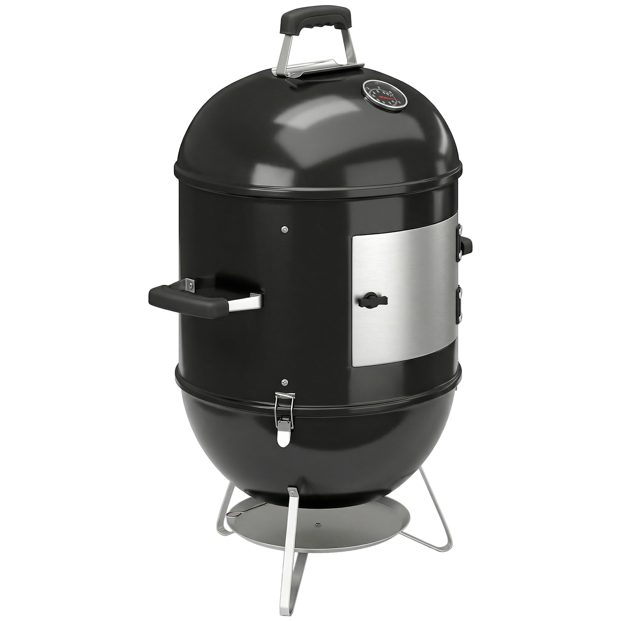 outsunny fumoir 3-en-1 multifonction