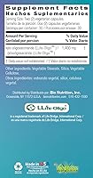 Vista 7 de Bio Nutrition Pre-Biotic with Life Oligo Prebiotic Fiber XOS, 60 Count