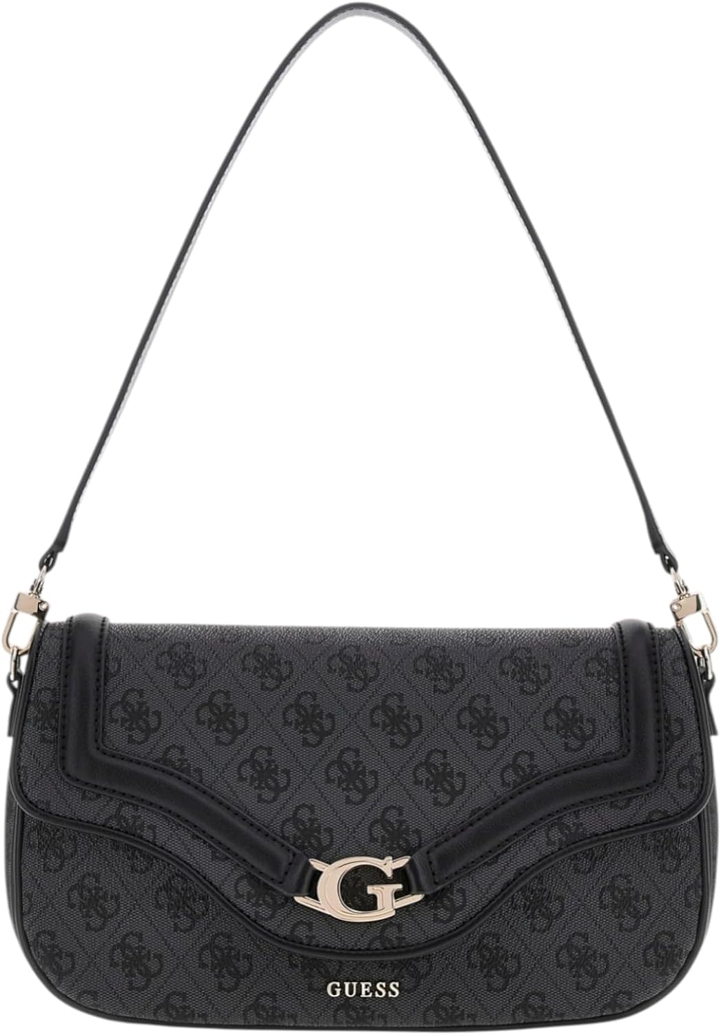 GUESS Goddess Girlfriend Satchel, Colour CLO - COAL LOGO CLO - COAL LOGO One Size