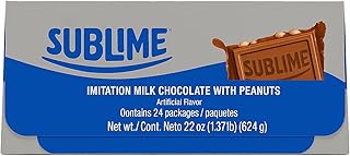 Sublime Chocolate Peru - Con Leche Y Mani/Chocolate with Milk and Peanuts - 624g/22 oz