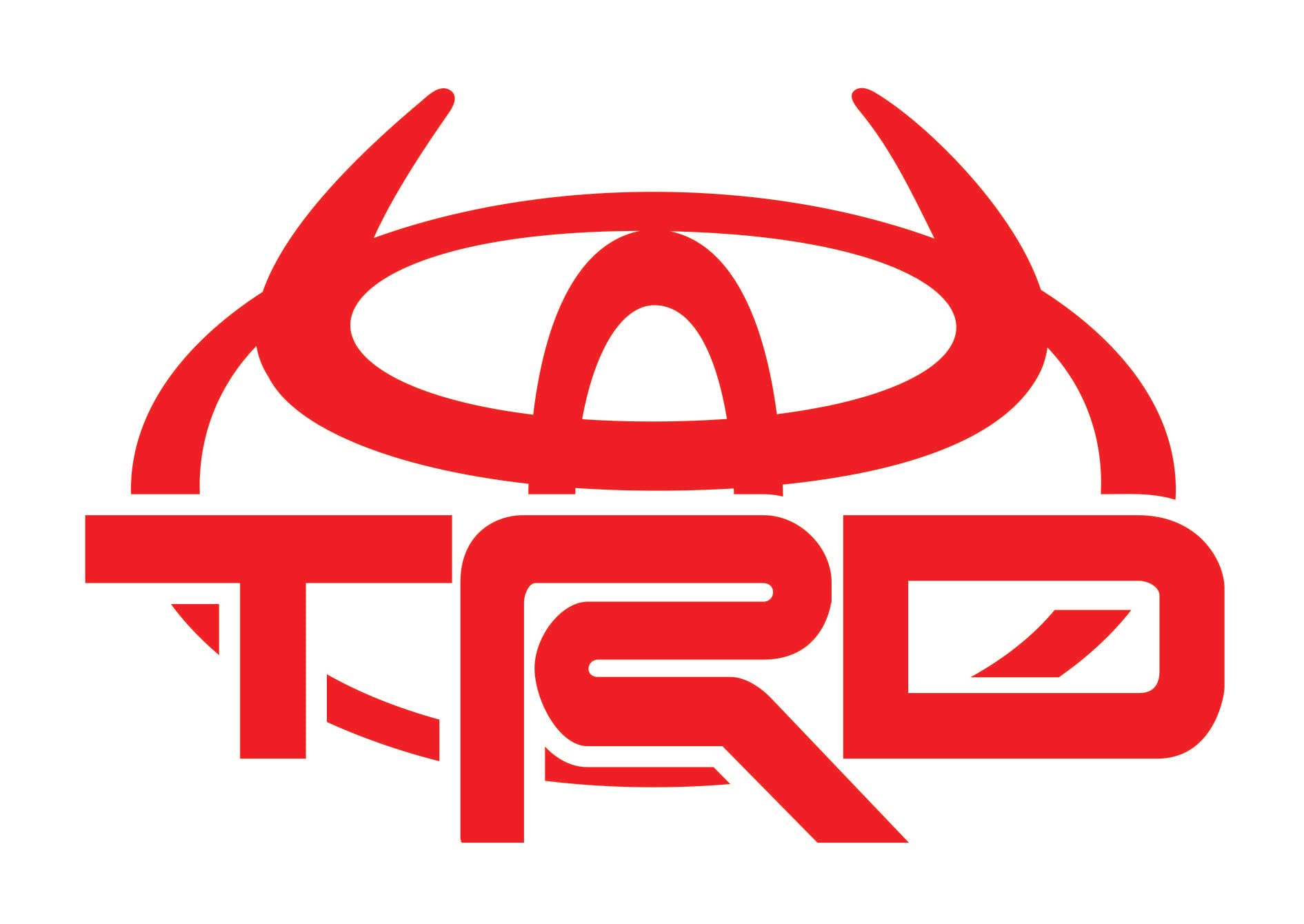 Amazon.com: Vinyl Decal - Compatible with TOYOTA TRD products (Red