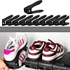 Porsima Org -201 10 lu Shoe Ramp Shoe Organizer In-Cabinet Organizer- Black
