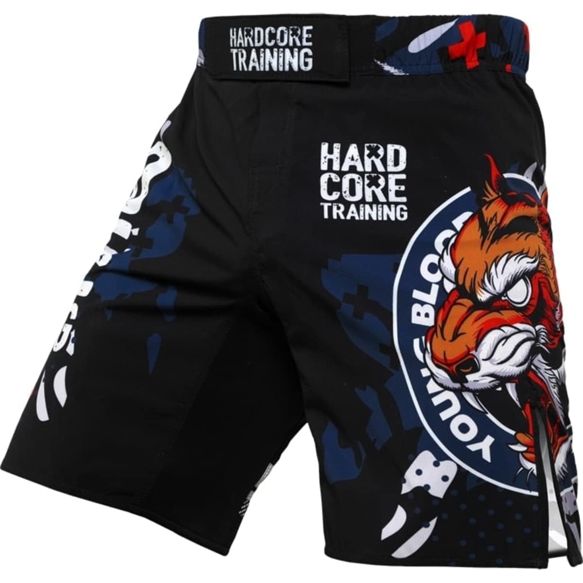 Hardcore Training Fight Shorts Men's Boxing MMA Combat BJJ Grappling Fitness Muay Thai Kickboxing No Gi