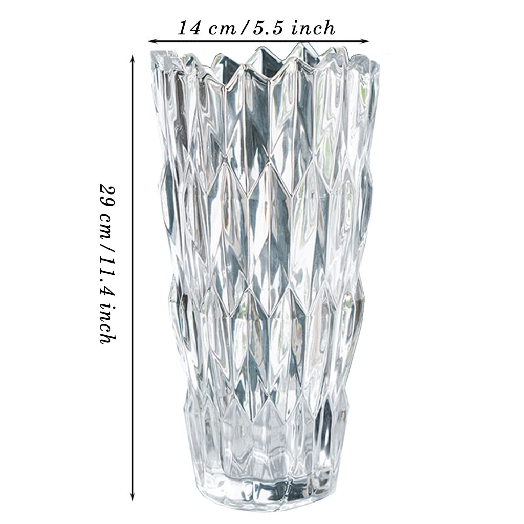 Bloemenvaas oranje glas, glazen vaas oranje. – Kato Wonen