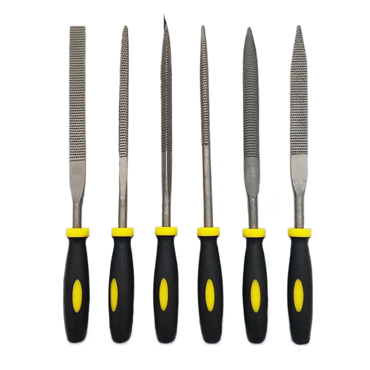 6X 140mm Mini Metal Rasp Needle Files Set Wood Carving Tools for Steel Rasp Needle Filing Woodworking Hand File Tool
