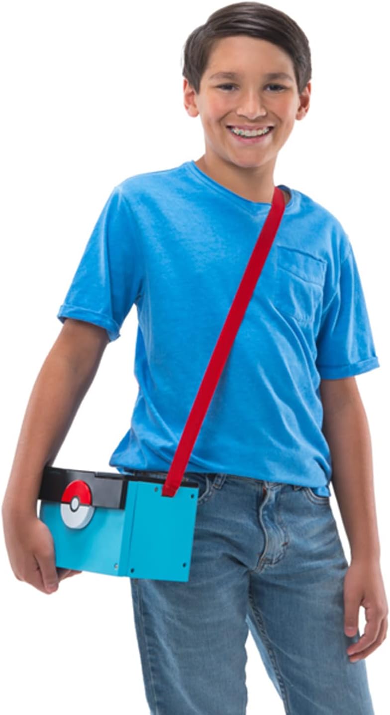 BANDAI JW2366 Training Shoulder Bag-Pokemon World with Functions-Accessory that transforms into a Pokémon Universe-JW2366