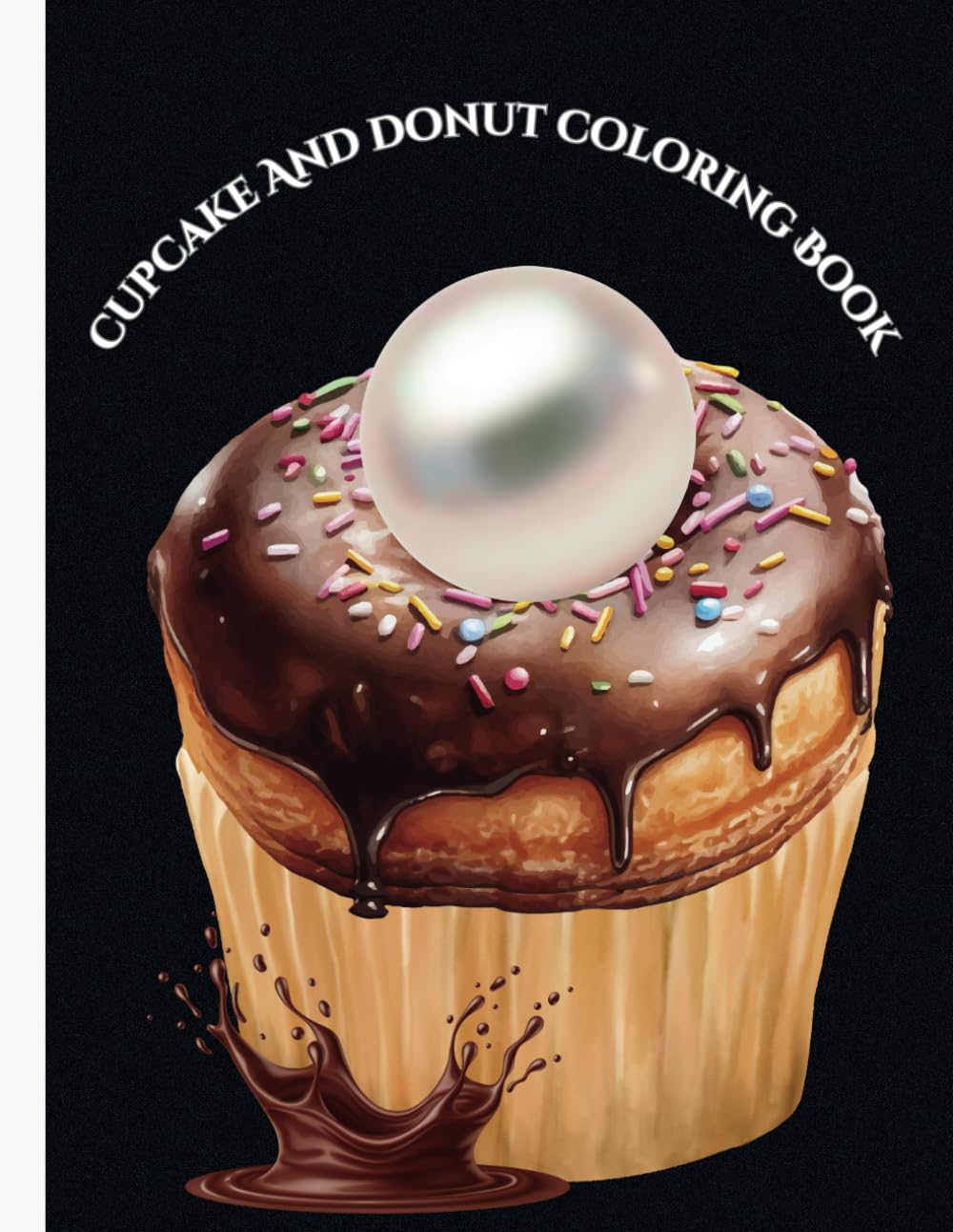 Cupcake and Donut Coloring Book
