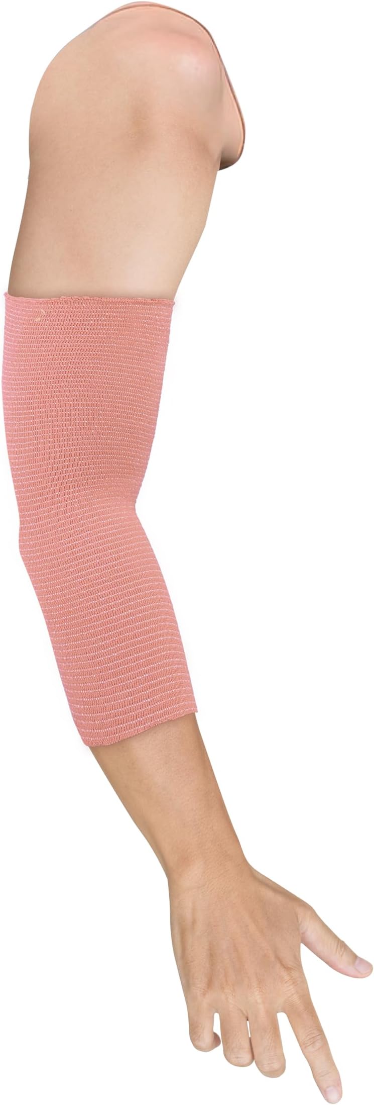 Dyna Cricket Sleeve | Sports Sleeve | Mild Compression | Injury Prevention for Men and Women | Sun Protection Arm Sleeve | Breathable & Reusable, Beige, 5 m