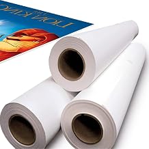 Matte Self-Adhesive White Vinyl 54" x150ft. Self Adhesive Vinyl 4 mil for Signs Buildings Vehicle Windows or Glass Walls