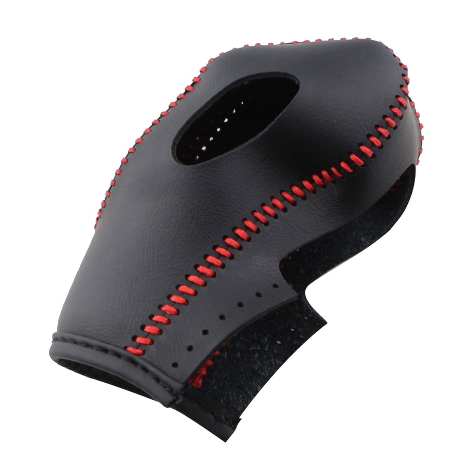 WINVOX for for Mondeo for Escape for Kuga for Ecosport for Edge for Focus for Escort Gearbox Shift Knob Cover Car Gear Car Trim Interior(RHD Red line)
