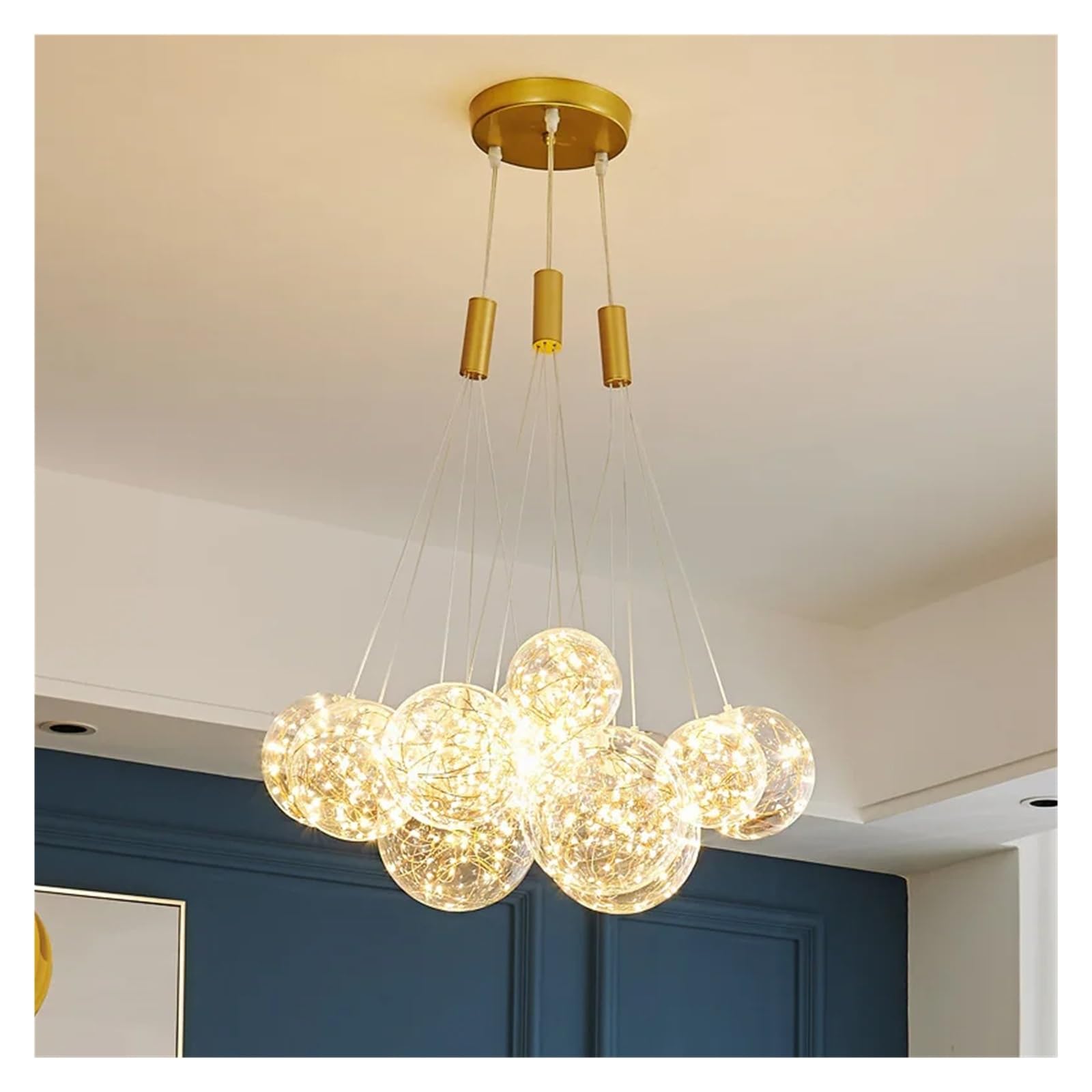Plafonniers pendentif à bulles réglables pour salon et salle à manger