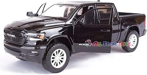 Miniatura 5 de Dodge Ram 1500 Crew Cab Laramie, Negro, 2019, Modelo de Coche, Motormax 1:24