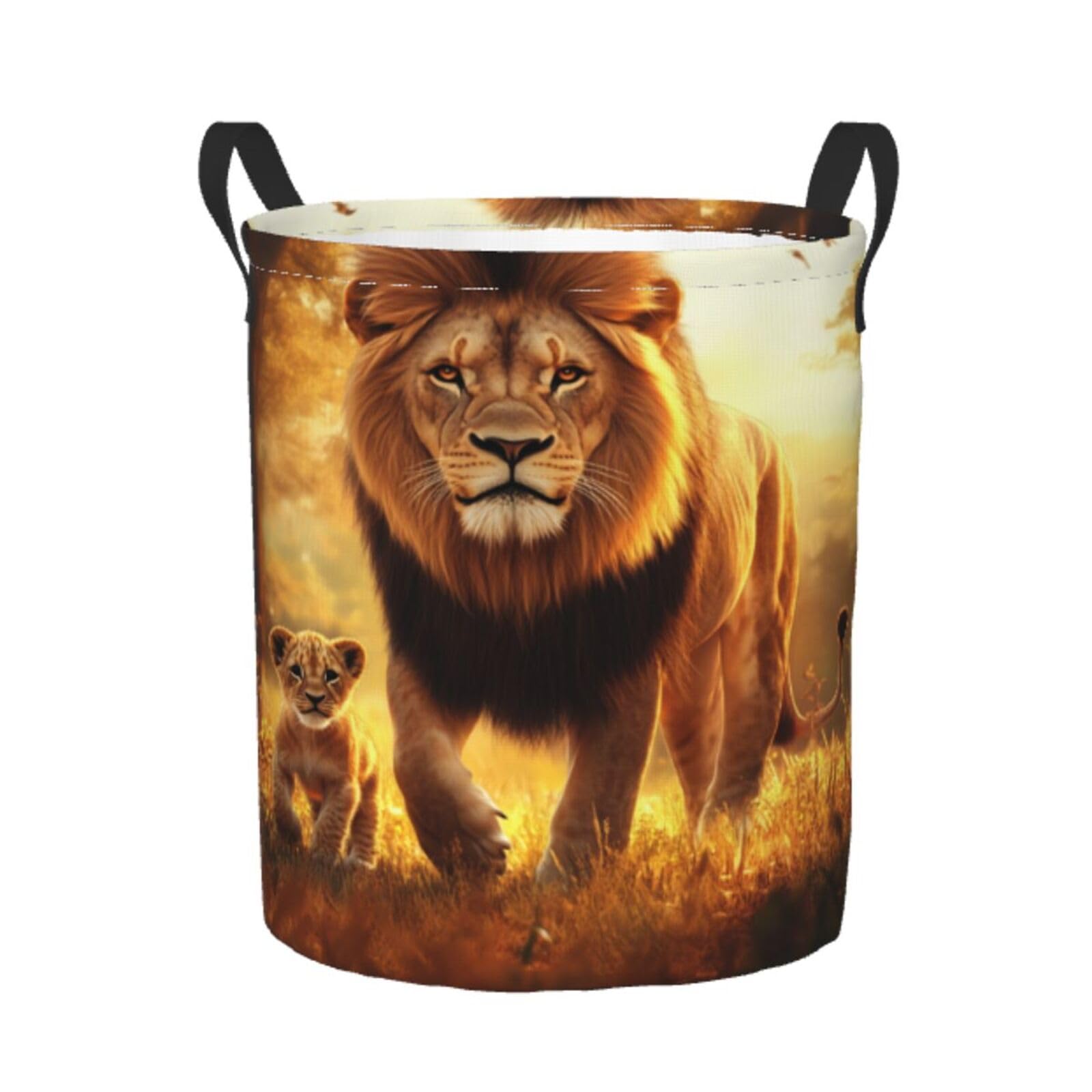 Cesto Ropa Sucia El León Ilumina Cesto De Almacenamiento 50X40Cm