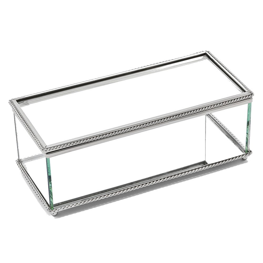 1home Rectangular Hinged Box, Glass 8