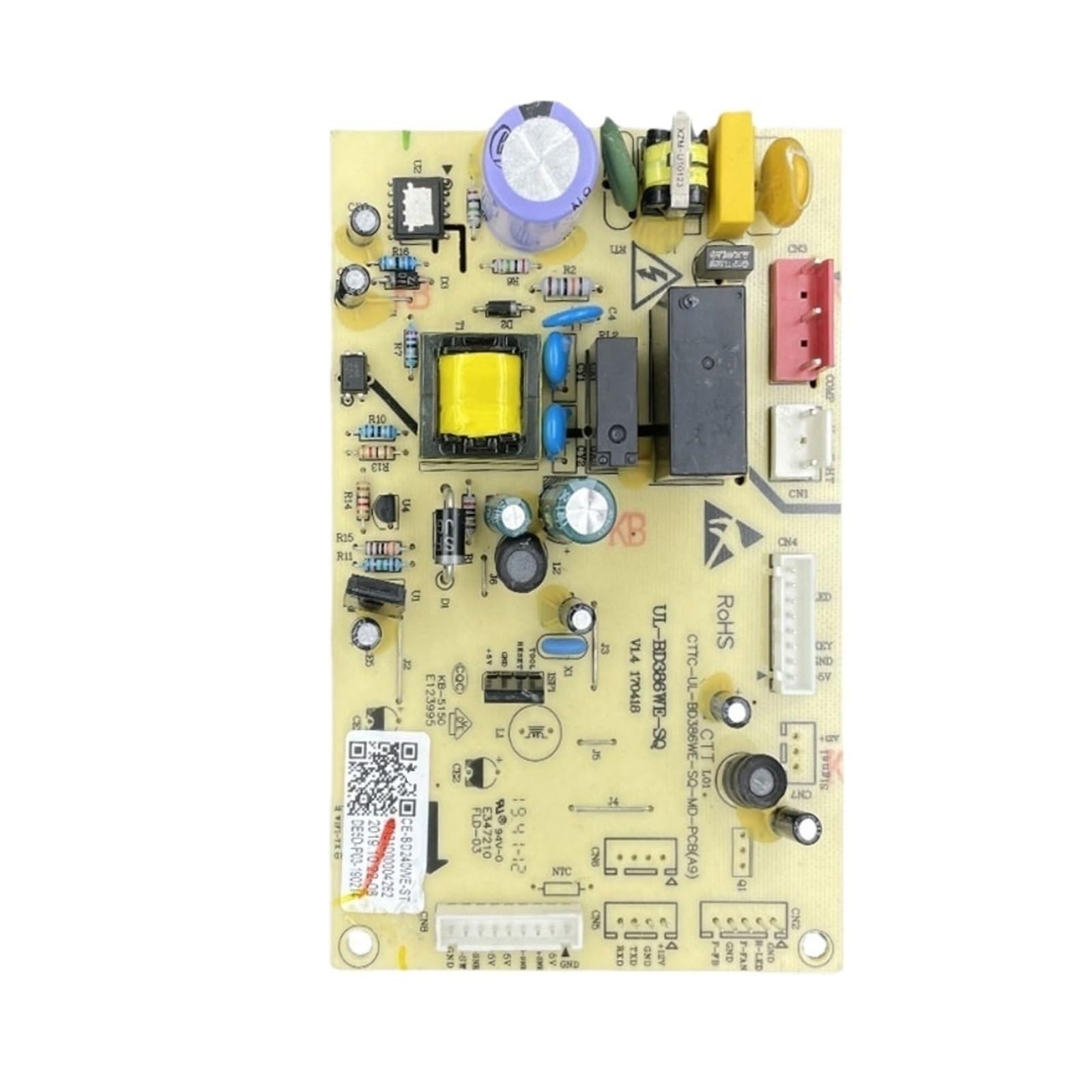 Refrigerator Control Board,Compatible For Midea,CE-BD240WE-ST Circuit PCB 17131000004262 Fridge Motherboard Freezer Board,PCB Inverter