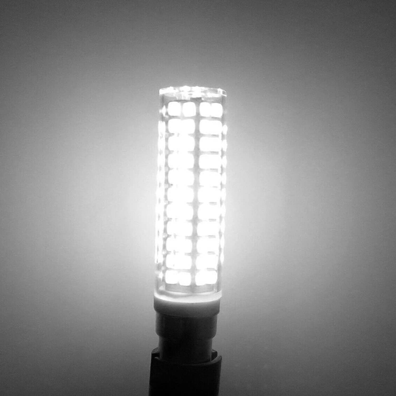 12W G9 LED Light Bulb Dimmable 110W Halogen Equivalent G9 Bi-Pin Base LED Corn Light Bulb 136 LEDs 2835 SMD 1100LM G9 COB Bulb Daylight White 6500K Ceiling Fan Chandeliers Lighting,2 Packs