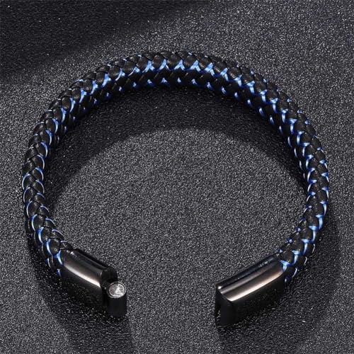 Pulsera ForeverWill con Estrella de David y Bandera USA Azul miniatura 5