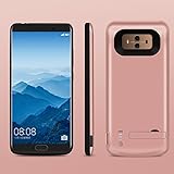 FugouSell Huawei Mate 10 Battery Case, Extended Battery Rechargeable Backup Fast Charging Case, Impact Resistant Power Bank Juice Pack Full Edge Protection for Huawei Mate 10 (Rose Gold) FugouSell Huawei Mate 10 Battery Case, Extended Battery Rechargeable Backup Fast Charging Case, Impact Resistant Power Bank Juice Pack Full Edge Protection for Huawei Mate 10 (Rose Gold)