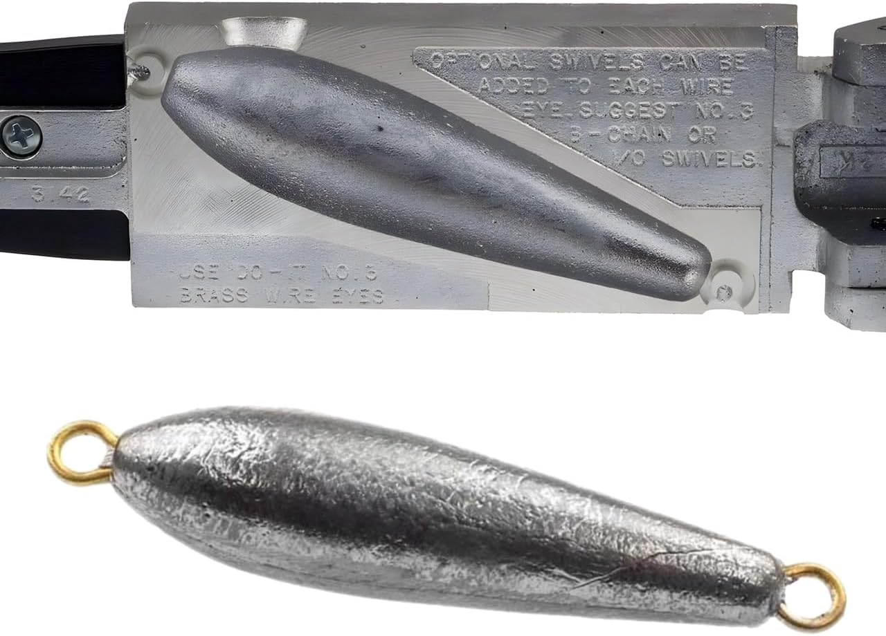 Do It Mold in-Line Trolling Sinker Size 16 Oz Do it Mold (3142) INT-16B Cavities 1 Total