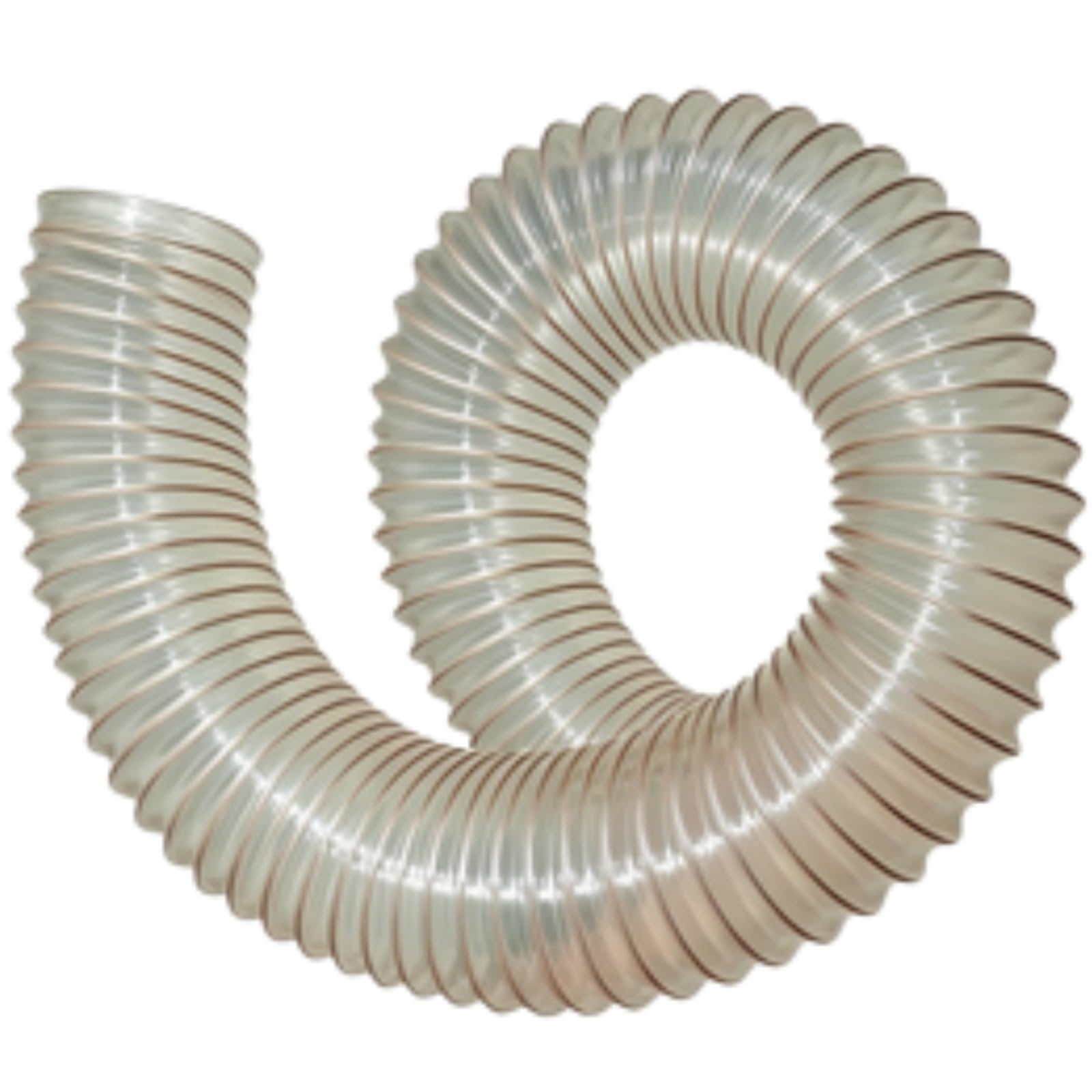 PU Collection Hose 120mm ID 1m 0.63-2mm Thickness Inrial Vacuum Extractor(0.93mm)