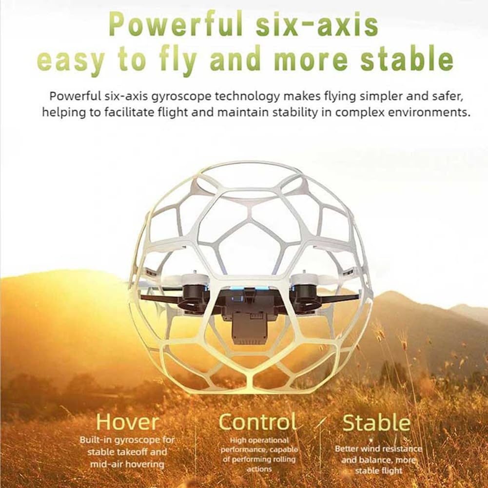 2.4G Dote de Football Drone Kids RC Drone Toys'S Children's Flight Training Professional Racing Drone avec HD FPV