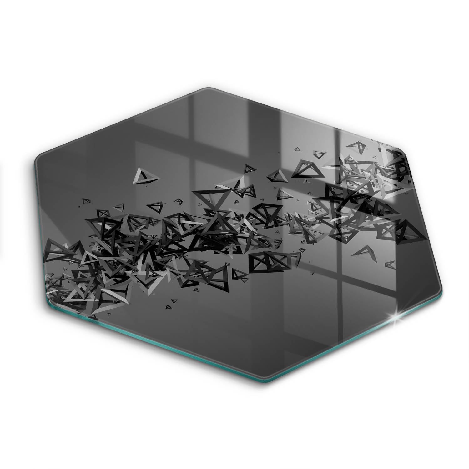 Planche à découper multifonctionnelle Wallfluent cuisson résistance de forme hectagonale en 40cm