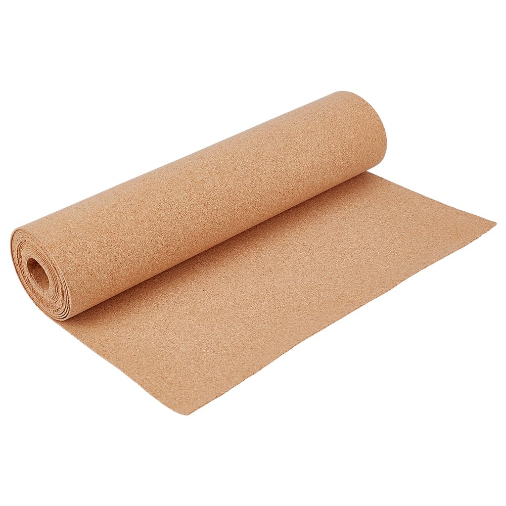 BENECREAT Rollo de Corcho Natural 5 m x 30 cm para Decoración de Paredes y Tablón de Anuncios